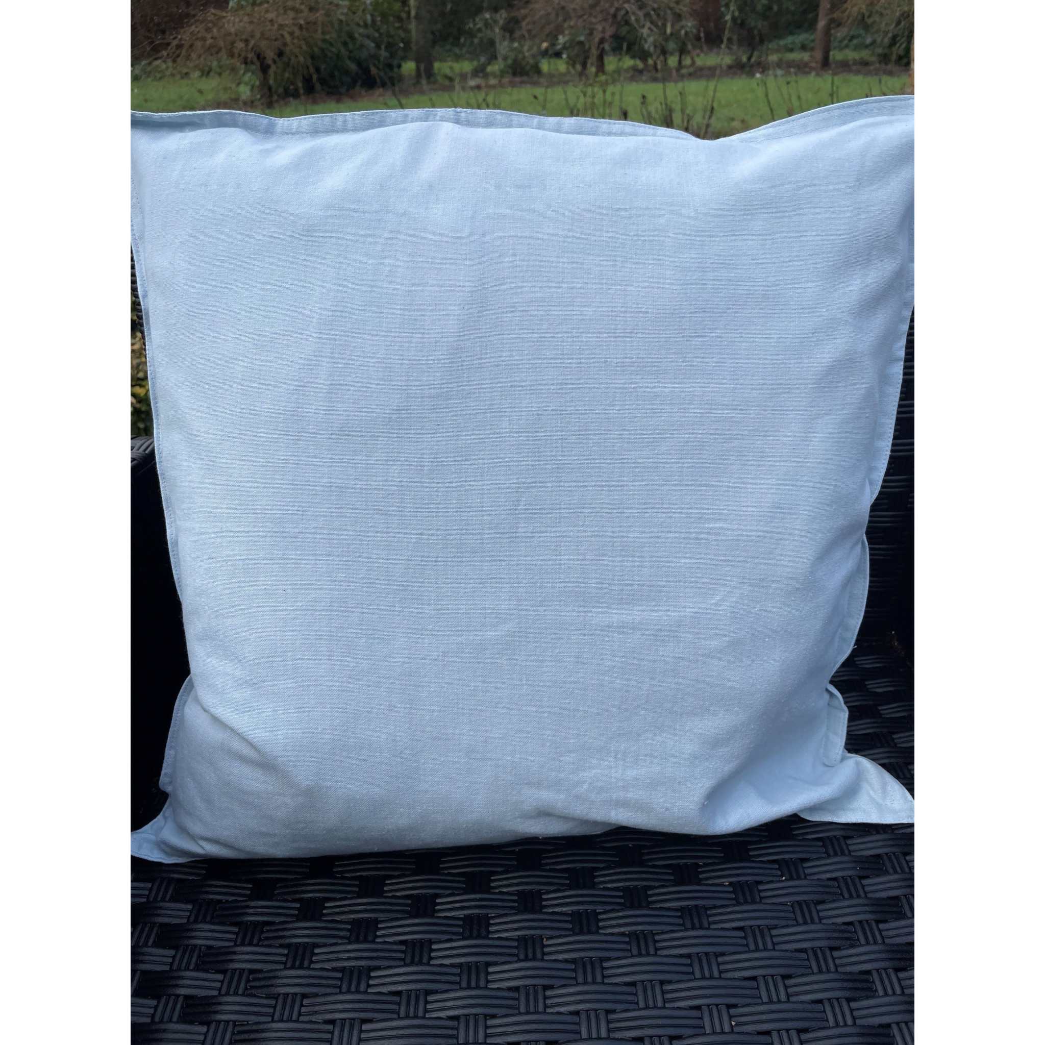 Pudebetræk Chambray blue