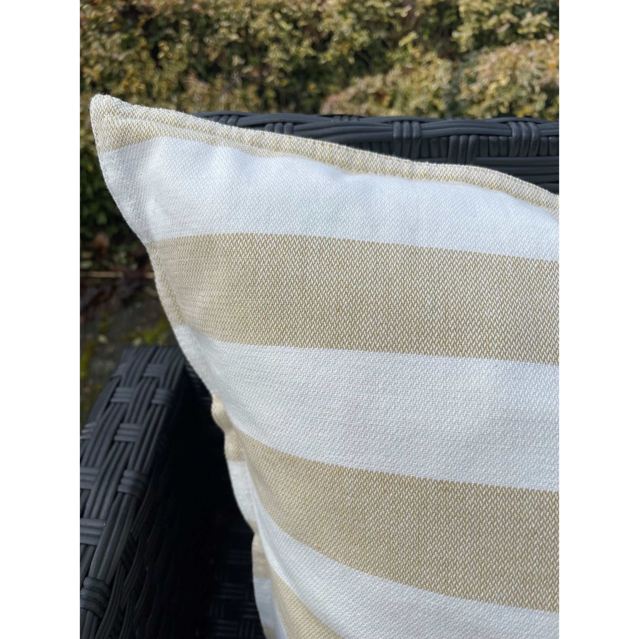 Pudebetræk - Stribet yellow/white