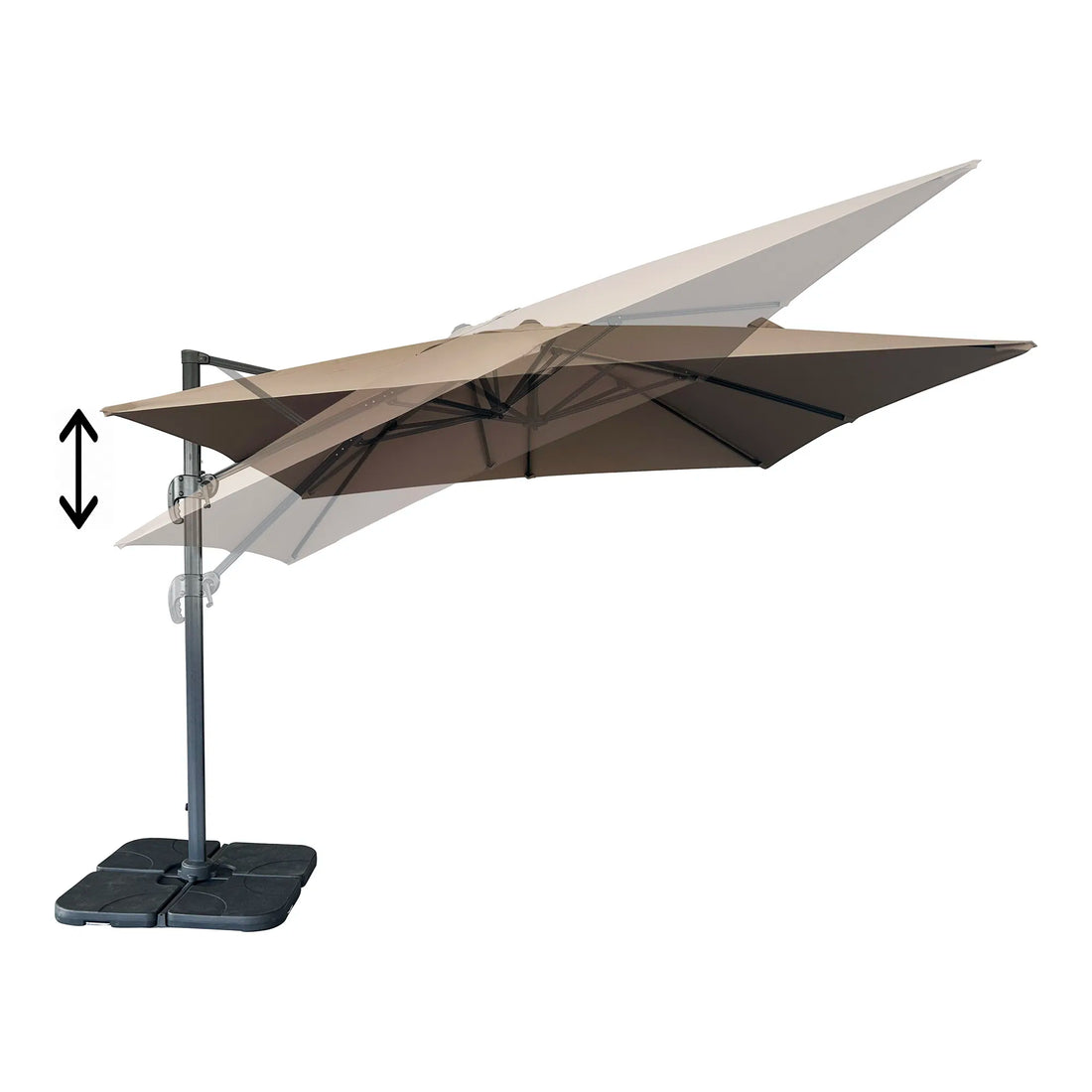 parasoller skaber terrassehygge på de solrige sommerdage