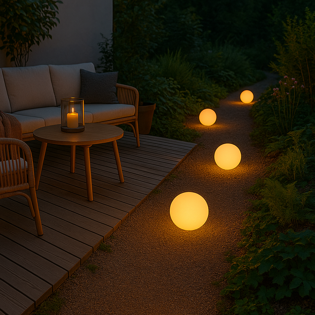 Lifton LED Havelampe - sæt med 3 størrelser - perfekt til din terrasse indretning
