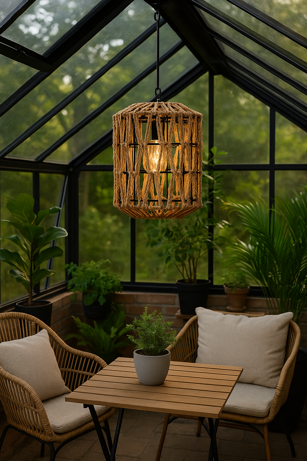 Batteri lampe  til terrasse og altan - perfekt til uderums hygge