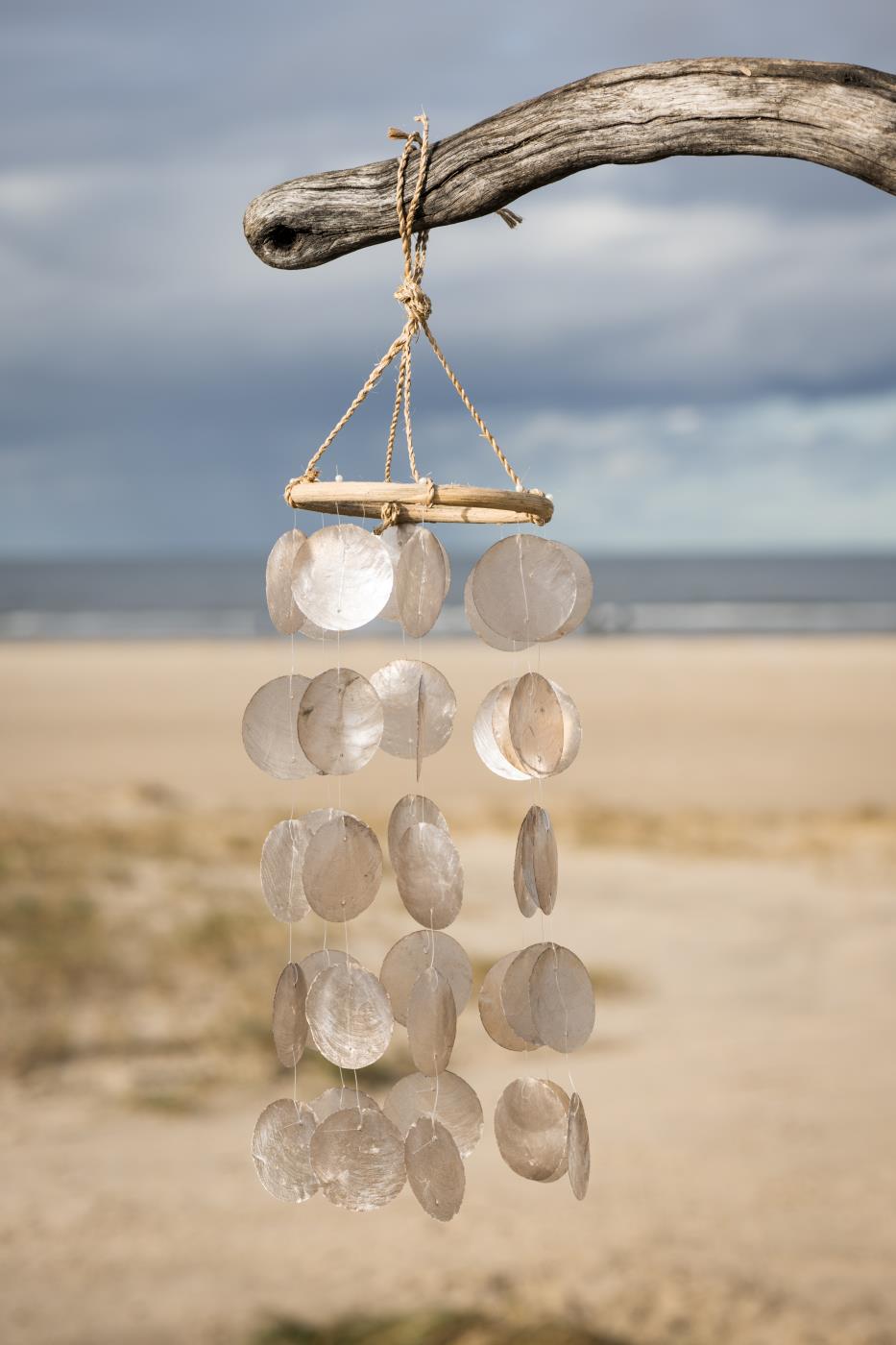 Ib Laursen vindspil med strandskaller