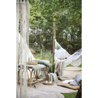 Jutetæppe Ø 120 cm