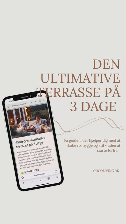 Terrasse indretnings guide